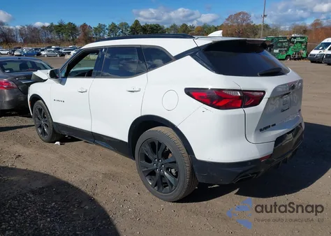 2019 Chevrolet Blazer Rs из США, поврежденный, VIN 3GNKBJRS1KS647992